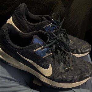 Nike Men's Blue and White Sneakers